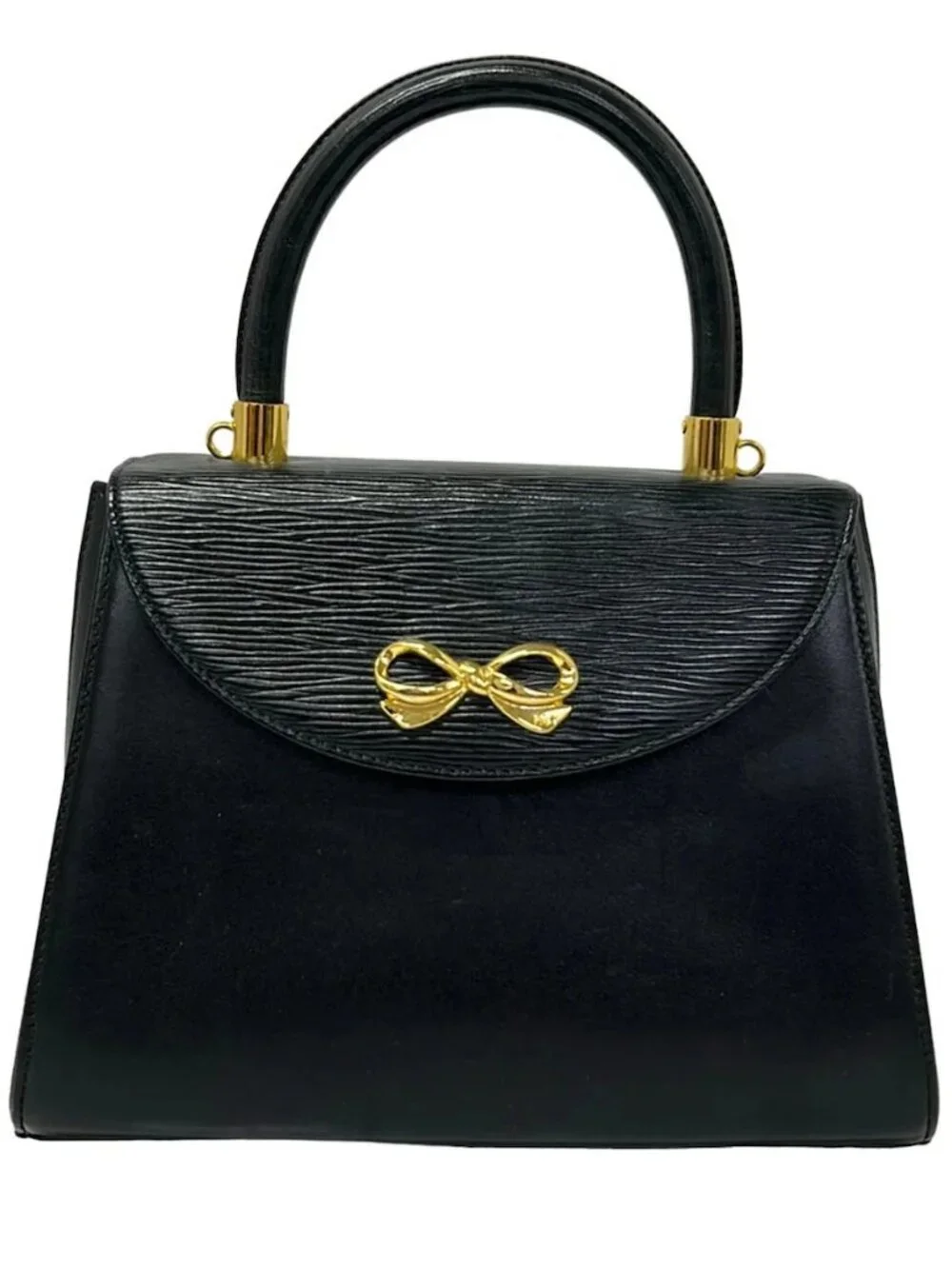 HANAE MORI Black Leather Handbag